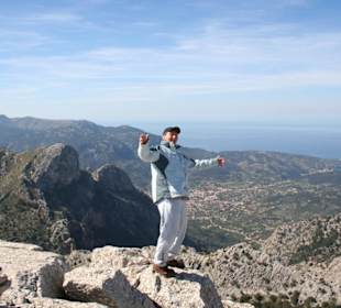Andreas auf dem L'Ofre, Mallorca