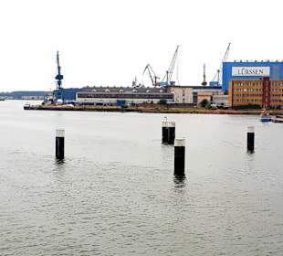 Ausblick Peenebrücke Wolgast