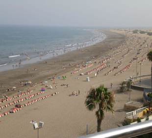 Ausblick auf den Strand