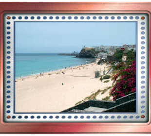 Strand auf Fuerteventura kurz vor Morro Jable