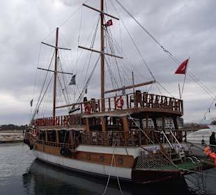 Hafen am Hotelstrand