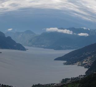 Blick von Peglio auf den Comer See