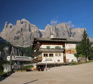 Colfosco Straße zum Grödner Joch