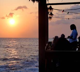 Ausblick von der Terrasse des Restaurant Scampi´s