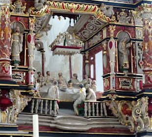 Details des Altars von Ludwig Münstermann