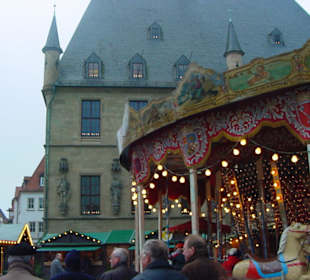 Weihnachtsmarkt Osnabrück und Rathaus