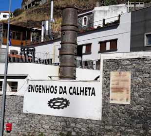 Die Außenansicht der Zuckerfabrik