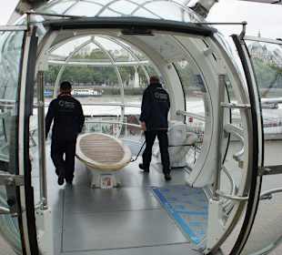 London Eye Ansicht / Aussicht