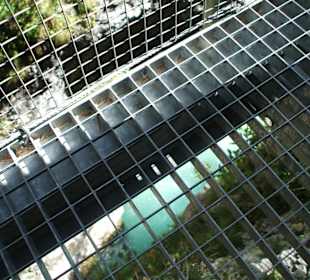 Gehweg über der Klamm