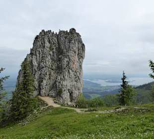 Der Staffelstein unterhalb der Kampenwand