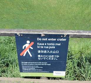 Vulkankrater darf nicht betreten werden