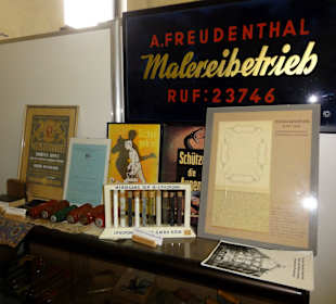 Blick in einer Malerwerkstatt