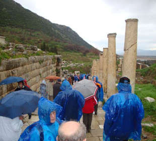 Landausflug im Regen