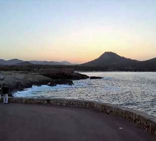 Richtung Cala Agulla