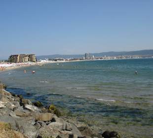 Beginn des Sonnenstrandes