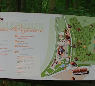 Der Lageplan Feen-Grotten