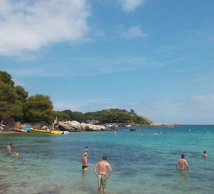 Der Strand ca. 400 m