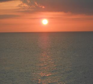Sonnenuntergang aus der Bar