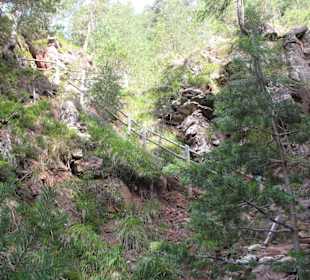 Wanderung in der Bletterbach Schlucht