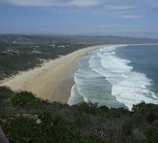 Der Strand (von Robberg-Island aus gesehen)