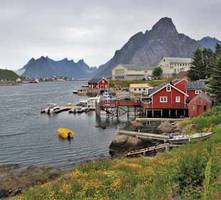 Blick vom View-Point auf Reine und die Bucht