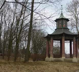 Wilanów-Park - der chinesische Pavillon
