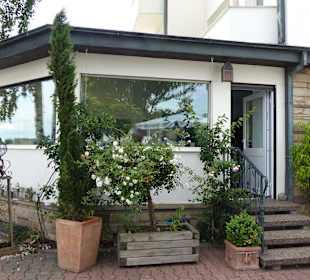 Treppe in den Außenbereich