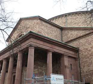 Bei der Stephanskirche in Karlsruhe