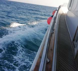 Mit Yassers Boot hinaus aufs Meer