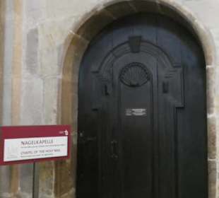 Zugang zur Nagelkapelle im Bamberger Dom