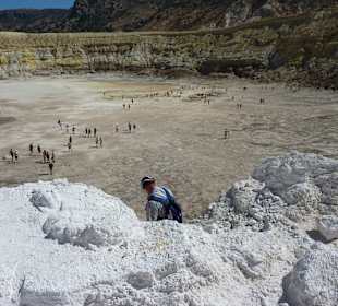 Vulkan auf Insel Nisyros