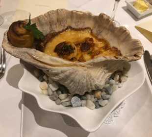 Jacobsmuscheln überbacken