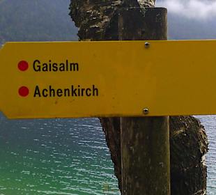 Seeuferweg Maurach - Achenkirch