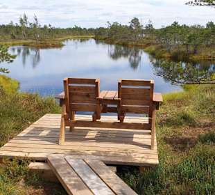 Etliche Plätze zum verweilen