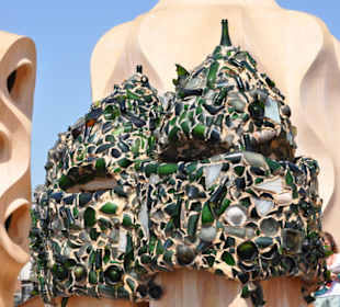 Skulptur auf dem Dach