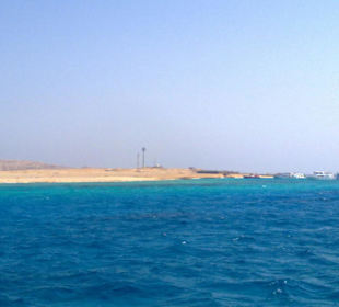 Giftun Insel vom Boot aus