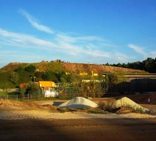 Gelände vor dem Start