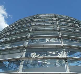 Blick zur Reichstagskuppel