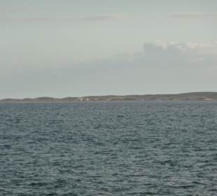 Meer und im Hintergrund Dünen Maspalomas