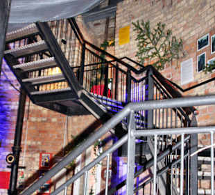 Weihnachtsausstellung Treppenhaus