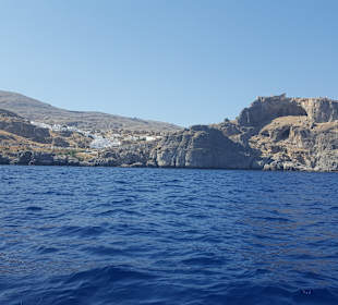 Lindos vom Bootstripp aus