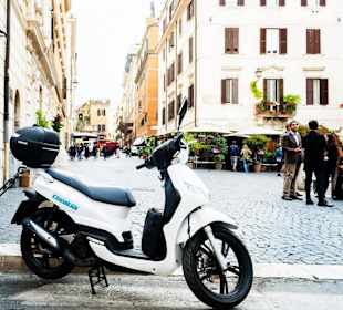 Rome with scooter