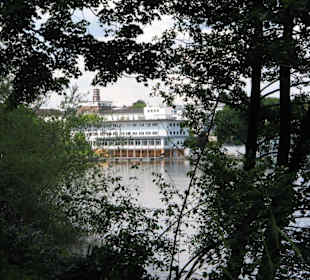Blick auf Jugendherberge Darmstadt