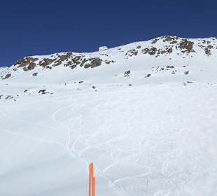 Eine der Buckelpisten am Morteratschgletscher