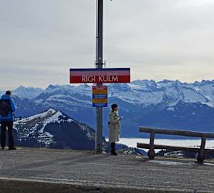 Rigi Kulm und Ausblick auf die Schweiz