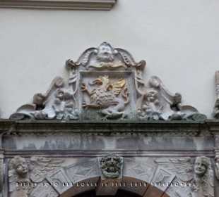 Detailaufnahme des Renaissanceportals 