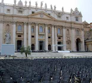 Petersplatz am Gründonnerstag
