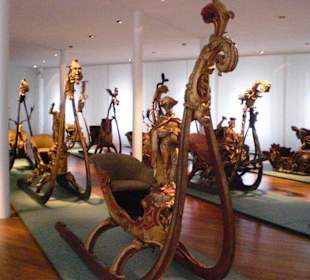 Schlittensammlung im Schloß