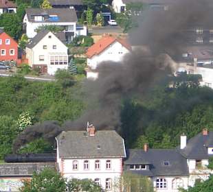 Blick vom Burggarten über die Stadt Daun