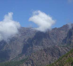 Blick in die Caldera de Taburiente